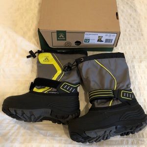 Kamik Snowboots Size 12 /EUR 30 - Snowcoast3, Charcoal - Great condition!